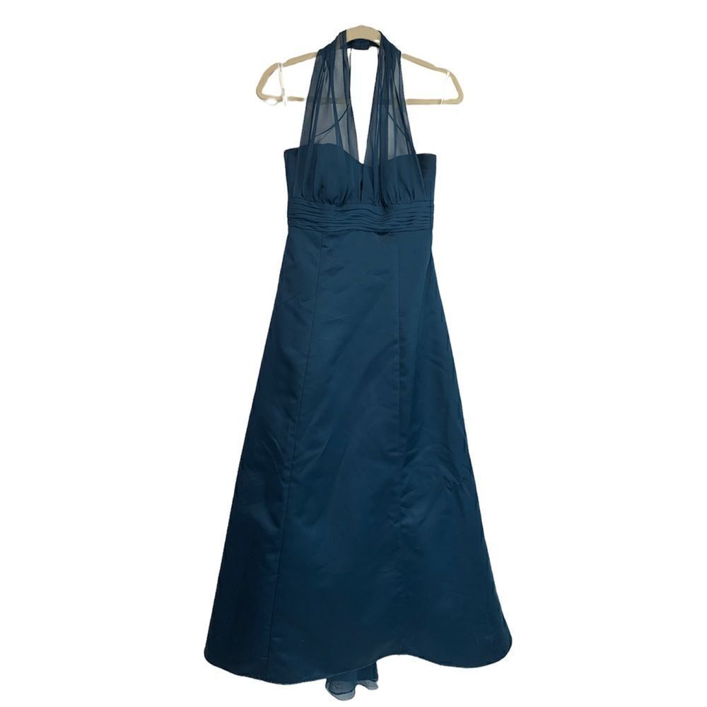 𝅺DAVID’S Bridal Teal Formal Dress
